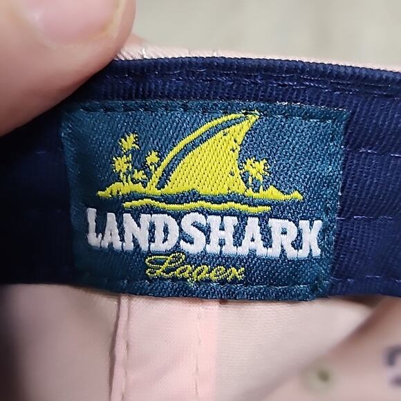 Landshark Pink Snapback Hat Bottle Opener Brim - Picture 7 of 7